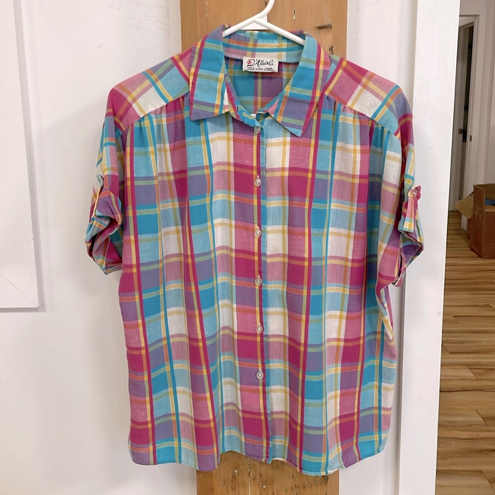 Vintage D’Allards Boxy Button Up Shirt